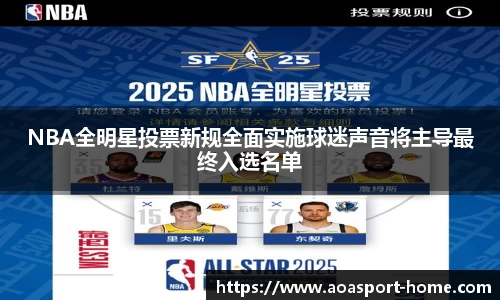 NBA全明星投票新规全面实施球迷声音将主导最终入选名单